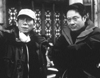 Yuen Woo-ping (left) with Ang Lee