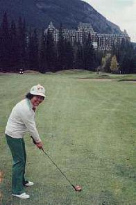 Duffing at Banff Springs Golf Course