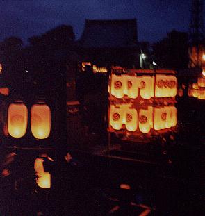 Obon - late evening scene