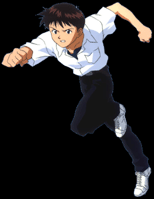 Shinji comin to kick bitch ass!