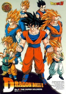 Goku with SSJ around him