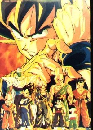 Goku, Krillen, Piccolo, Vegeta, Trunks, Gohan, Tien