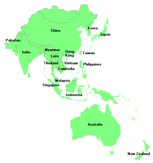 Asian Bonsai Map