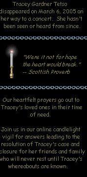 A Candle For Tracey