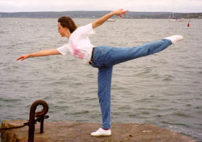 Arabesque over the sea