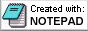 100% Created with Notepad