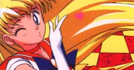 Cute Sailorvenus blows a kiss at you!