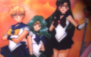 The Outer senshi again minus Sailorsaturn!