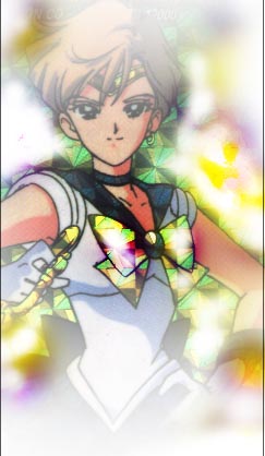 Sailoruranus holding her sword