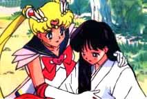 Sailormoon helps Rei