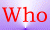 Who