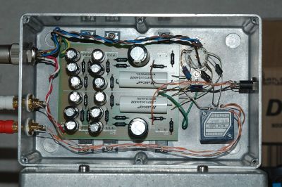 Twilight amplifier chassis inside view