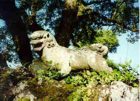 Stone Shrine Dog