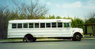 Base Shuttle Bus at bus stop