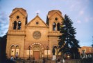 One of the big church in downtown Santa Fe