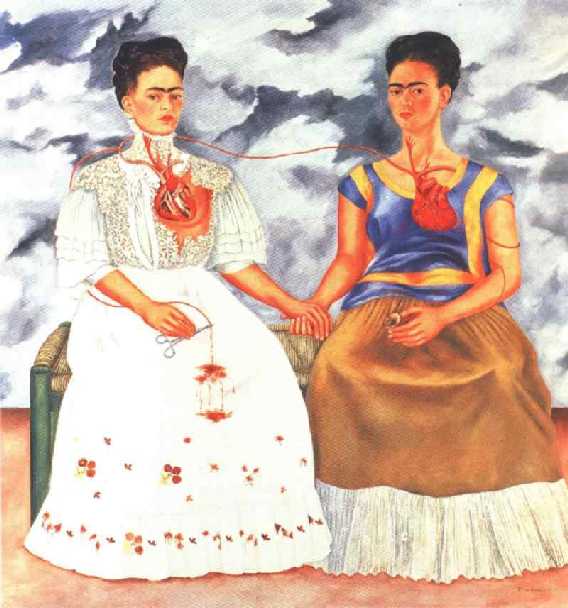 Two Fridas by F. Kahlo