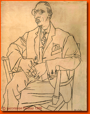 Igor Stravinsky by P. Picasso