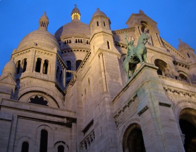 Sacre Coeur at dusk