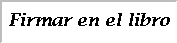 Aade tu nombre a nuestro libro de firmas