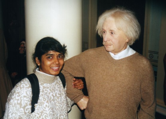 Vidya and Albert Einstein