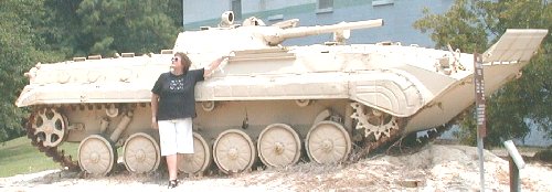 captured Iraqi tank