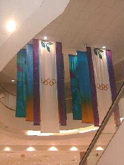 Olympic flags, Atlanta Airport