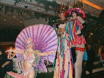 nightly parade at Harrahs Casino, New Orleans