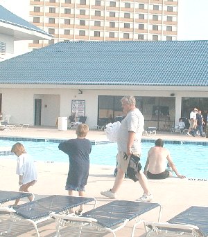 pool users, Imperial Palace