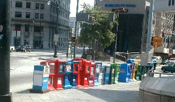 paper vending, Atlanta, Georgia