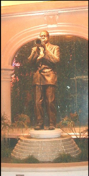 Statue of Louie Armstrong, Harrah Casino, New Orleans