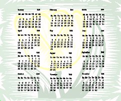 MOUSEPAD/CALENDAR