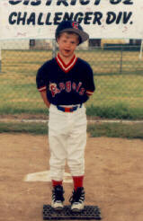 Pic of Chad in his Baseball Uniform