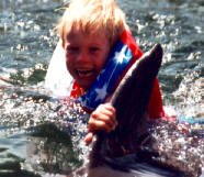 Pic of Chad Getting Another Dorsal Fin Ride