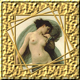 Gold Frame with Nude