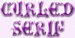 Curled Serif