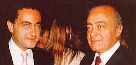 Dodi al Fayed and his Father