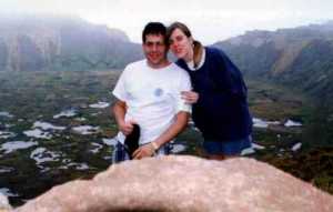 at the rim of Rano Kau, on the way to the Orongo Ceremonial Village