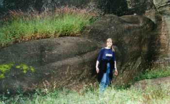 This giant is still embedded in the rock, at Rano Raraku