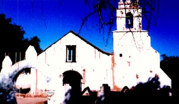 The church in San Pedro de Atacama