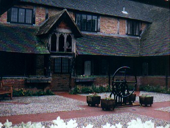 The cloisters, where I stayed in Oxfordshire