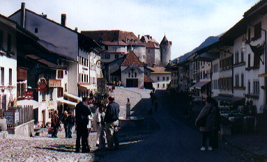 The town of Gruyeres