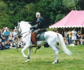 jousters at Warwick Castle