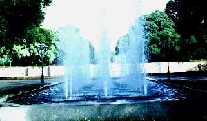 Fountains in Plaza Independencia