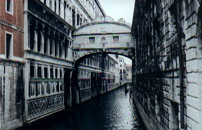 The evocatively beautiful Bridge of Sighs