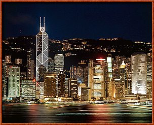 Hong Kong night view from the habour, photo courtesy of the Hong Kong Tourist Association