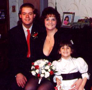 Niece Jill and husband Kevin Bonner, 12/31/1993