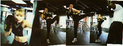 Renee kick boxing