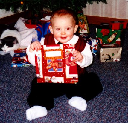 Noah at Christmas 1999