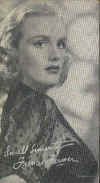 Frances Farmer postcard