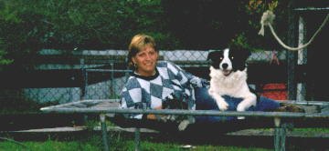  Our border Collie Misty and me 